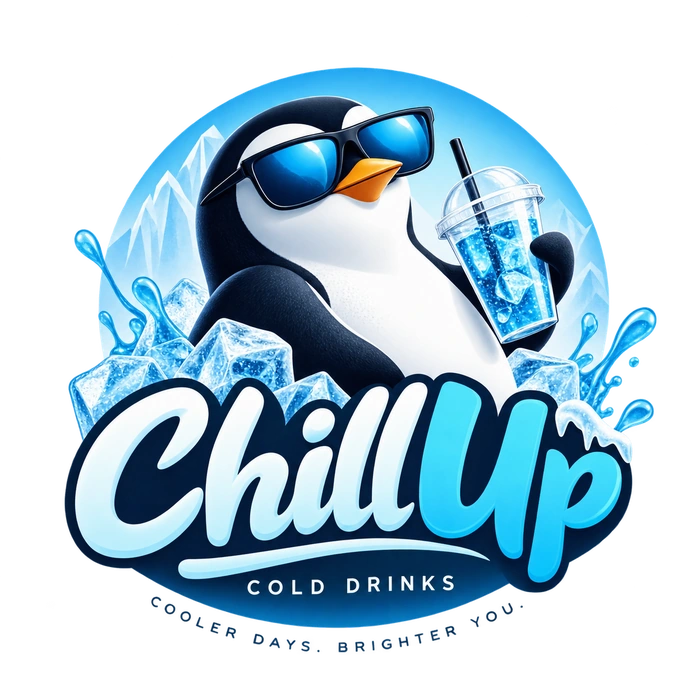 Оригінальний логотип Chill Up з пінгвіном